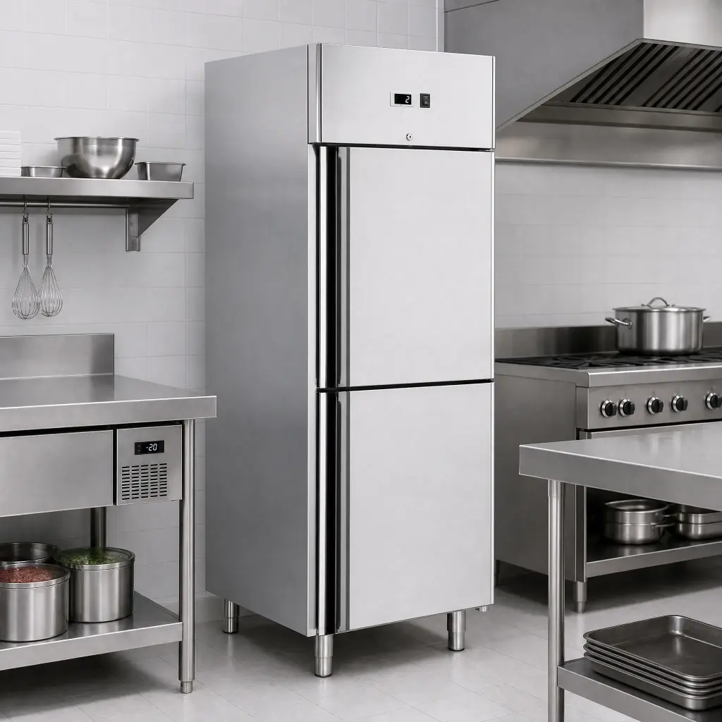 Refrigerador Vertical 2 Puerta Acero Inoxidable 600L 110V Senzani_resultado.webp