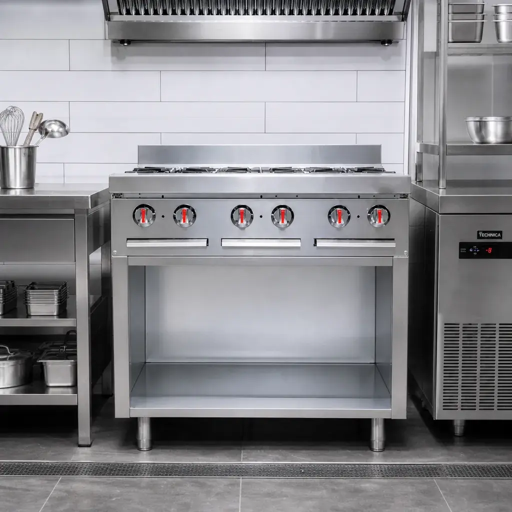 Cocina A Gas 6 Hornillas Con Base Acero Inoxidable 85,8X92X87Cm Iboia (1)_resultado.webp