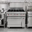Cocina A Gas De 6 Hornillas Y Horno De Acero Inoxidable 85,8X92X87Cm Iboia (1)_resultado.webp
