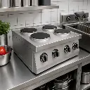 Cocina Eléctrica De 4 Hornillas De Acero Inoxidable 30,5x74,5x38Cm Iboia_resultado.webp
