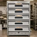 Horno Panadero A Gas Con Termostato De 5 Cámaras 10 Bandejas En Acero Inoxidable 172x120x82Cm Malper (1)_resultado.webp