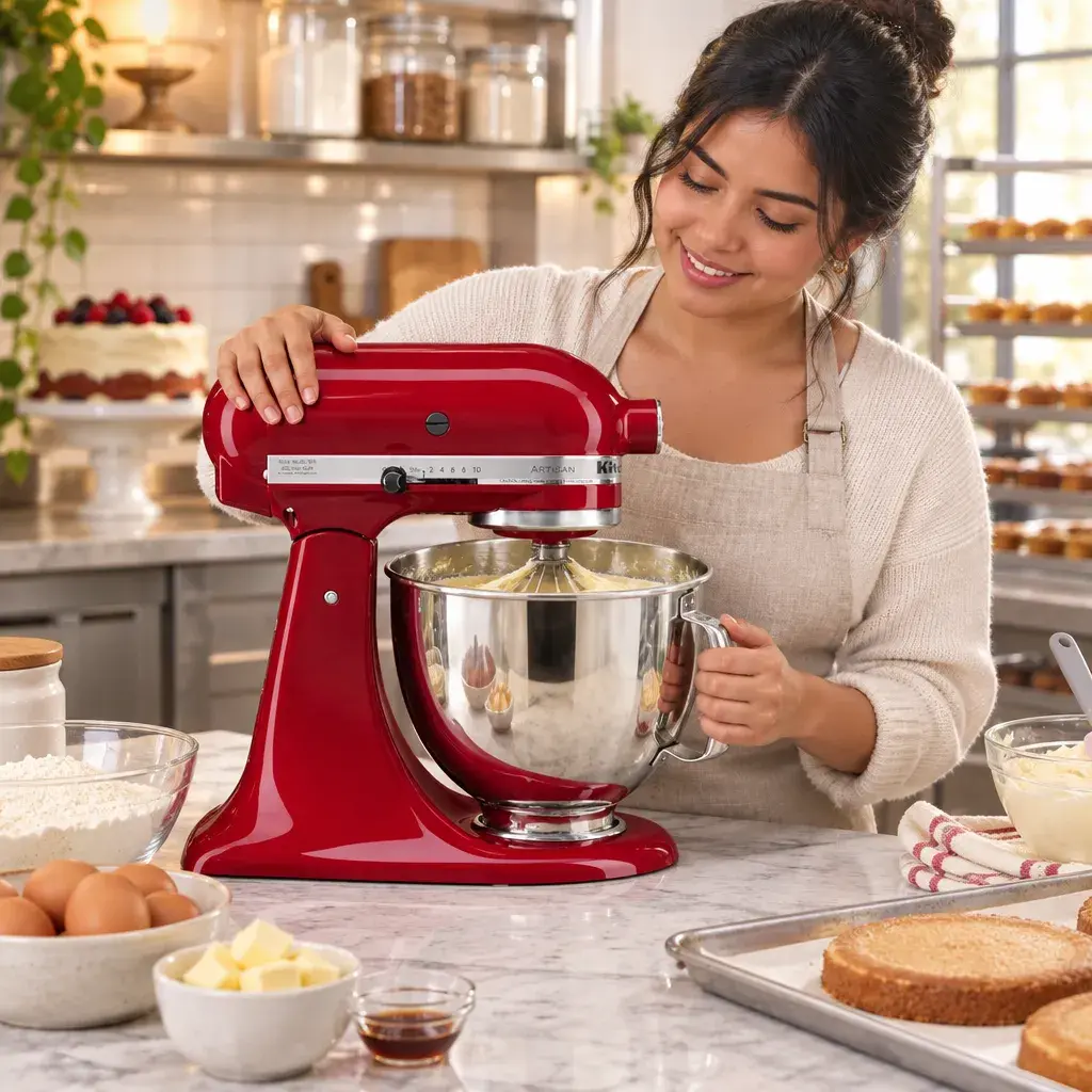 Batidora De Pedestal 11 Velocidades Roja En Acero Inoxidable De 7QT Kitchenaid (1)_resultado.webp