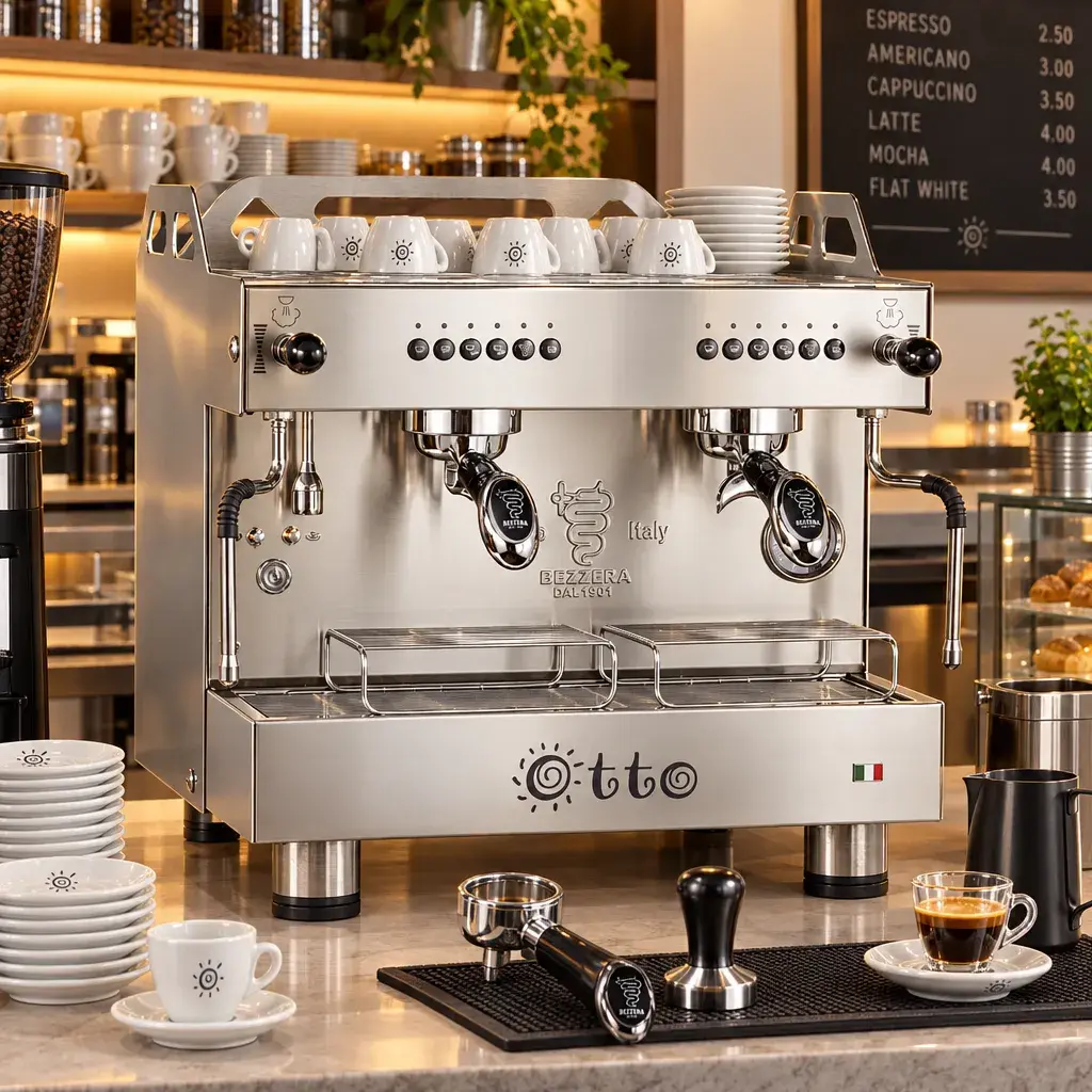 Máquina De Café Espresso Otto Electrónica En Acero Inoxidable 2 Grupos 110V Bezzera (1)_resultado.webp
