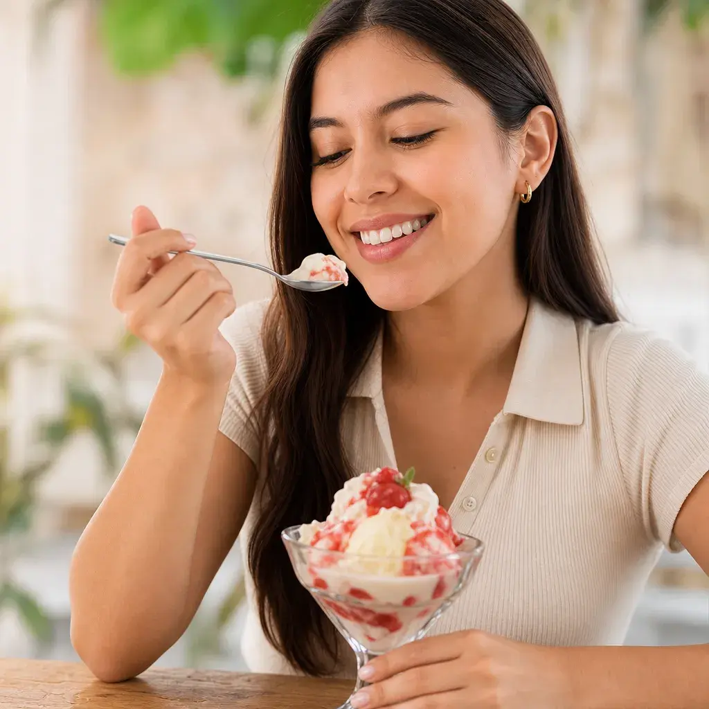 cuchara-postre-acero-18cm-opcion2-uso-mujer-latina.webp