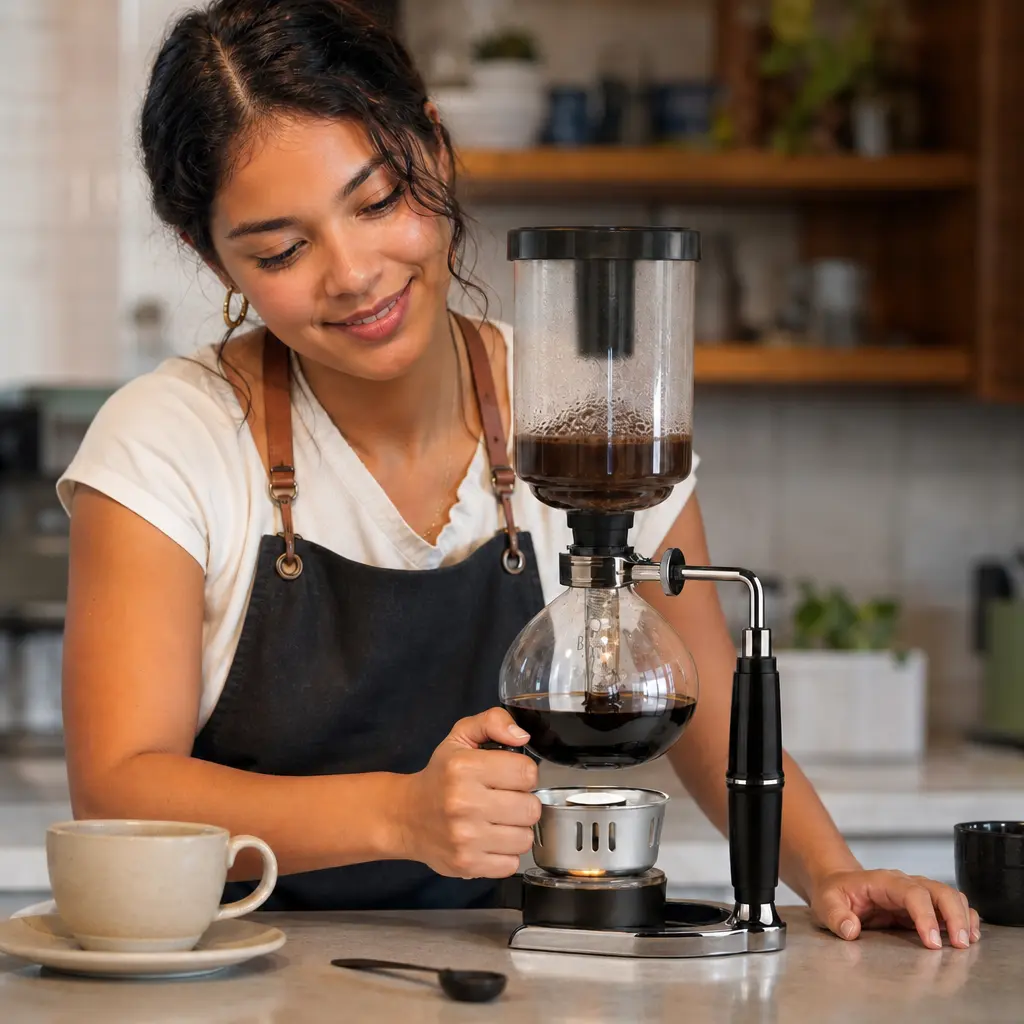 Cafetera Sifon Japones De Vidrio 800 Ml Senzani.webp