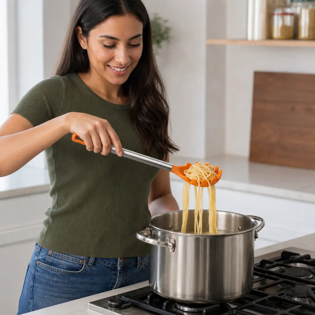 Cuchara De Pasta De Silicona 35 Cm Efficient - Opción 2 Uso Beneficio Mujer Latina v3.webp