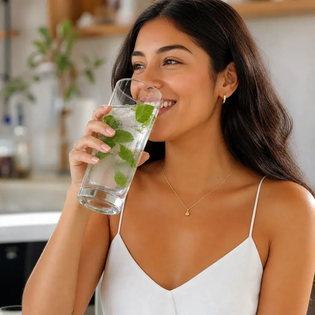 Vaso estilo high class - Uso beneficio mujer latina.webp