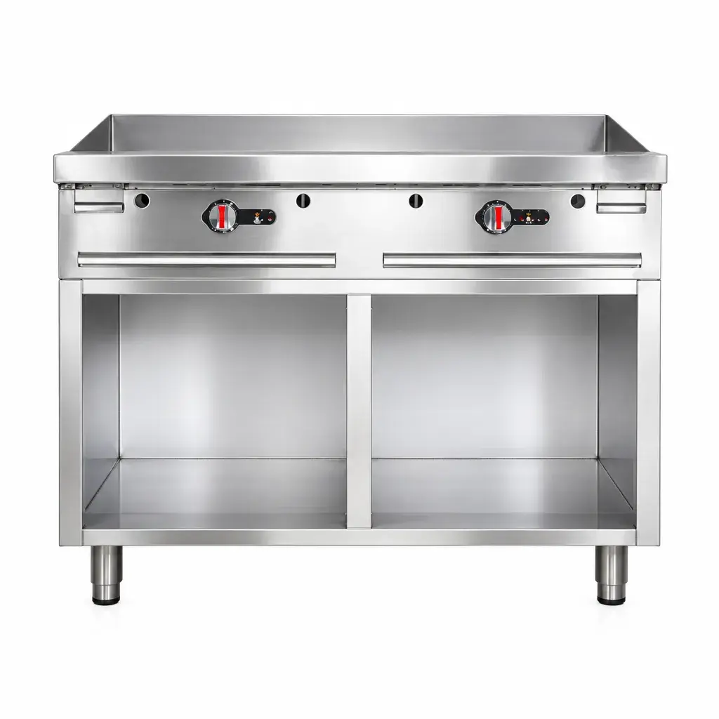 Plancha A Gas De Acero Inoxidable Con Base 85,8x122x87 Cm Iboia