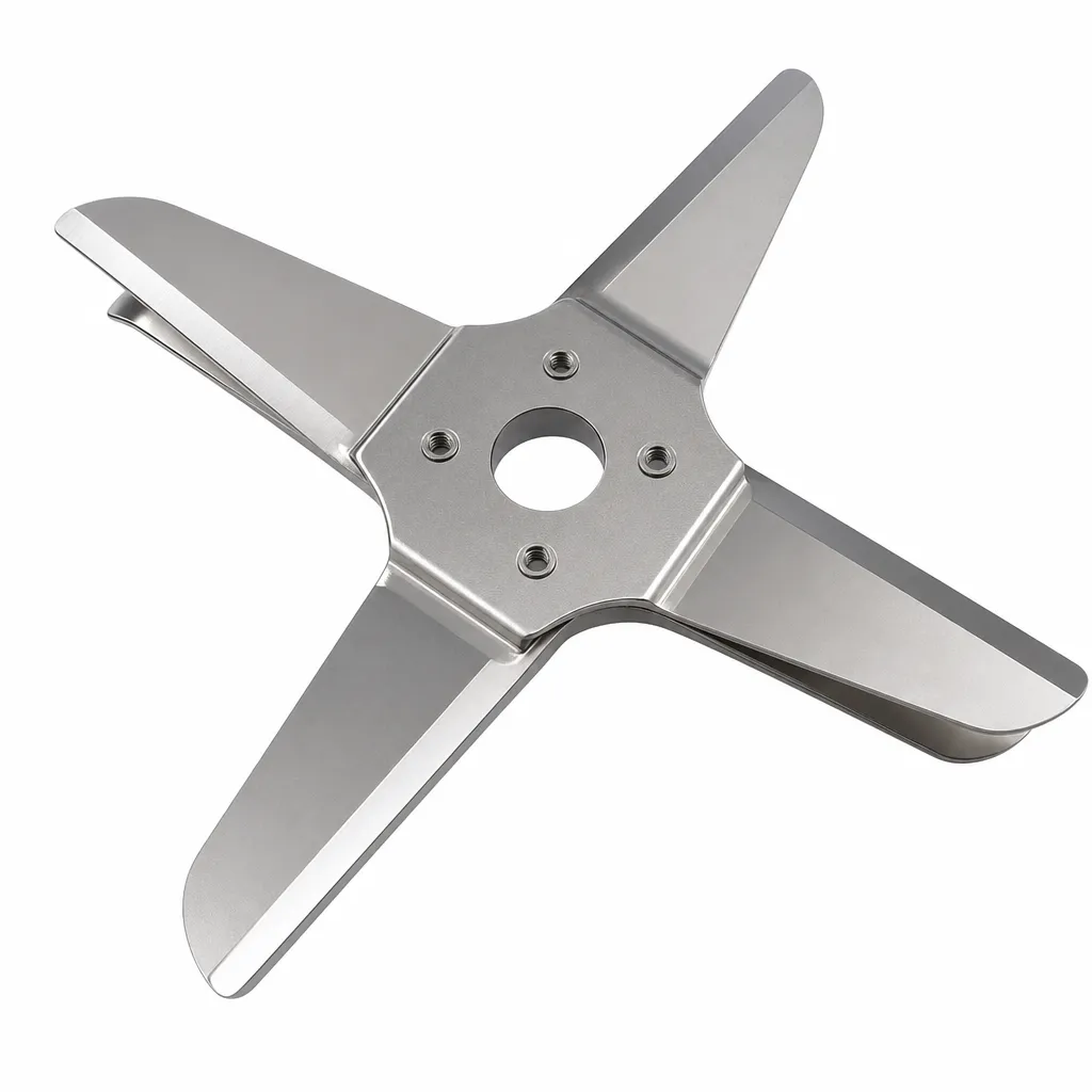 Cuchilla Para Licuadora Industrial De Acero Inoxidable 4 Y 8 L Metvisa