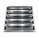 Filtro Para Campanas Con Deflector De Aluminio Tipo VI 50,8x50,8cmx4,4Cm Bredys