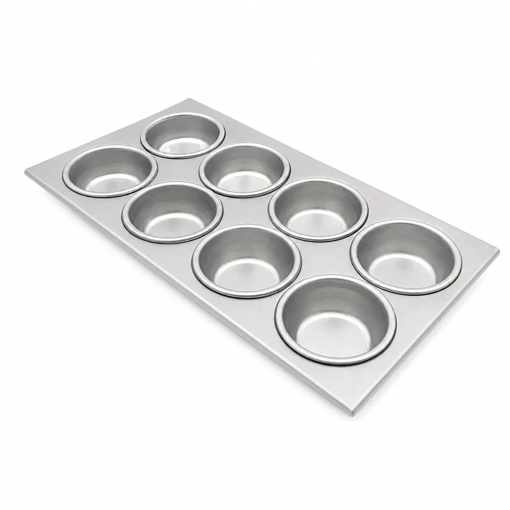Bandeja Para Ponqué De Aluminio 8 Cavidades Alumware