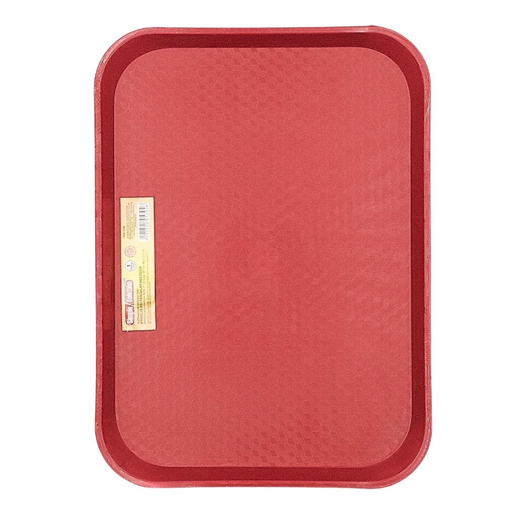 Bandeja Plástica Roja De 40x30Cm Simple Solution