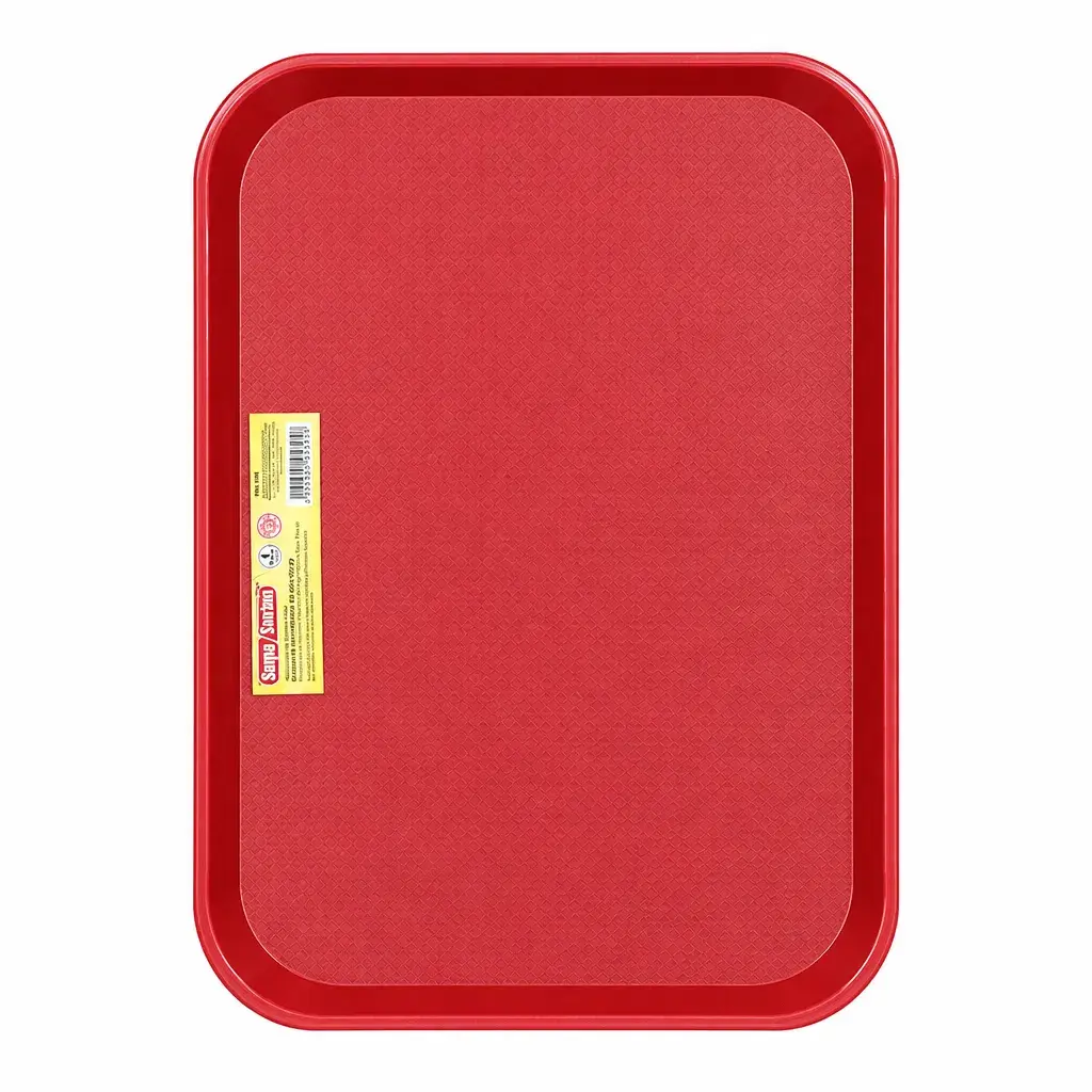 Bandeja Plástica Roja De 40x30Cm Simple Solution