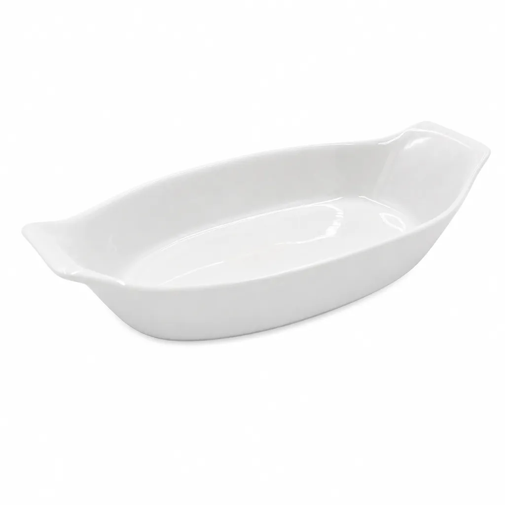 Bandeja Para Gratinar De Cerámica 24x12 Cm Corona