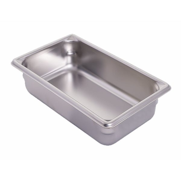 BANDEJA GASTRONOMICA DE 1/4 EN ACERO INOXIDABLE DE 26X16X10 CM CONTIHOME