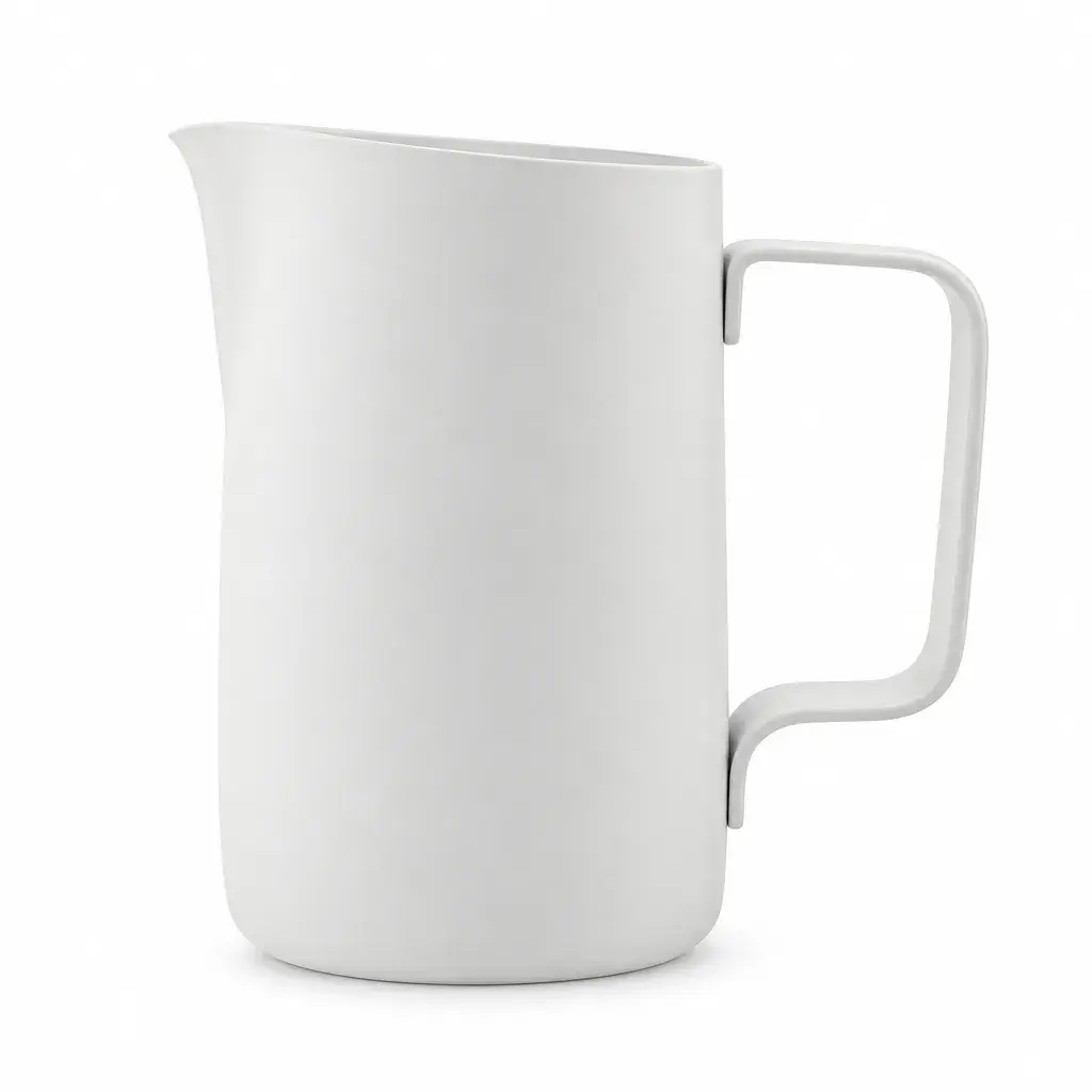Jarra Pitcher Blanca Acero Inoxidable 410Ml 14Oz Diano
