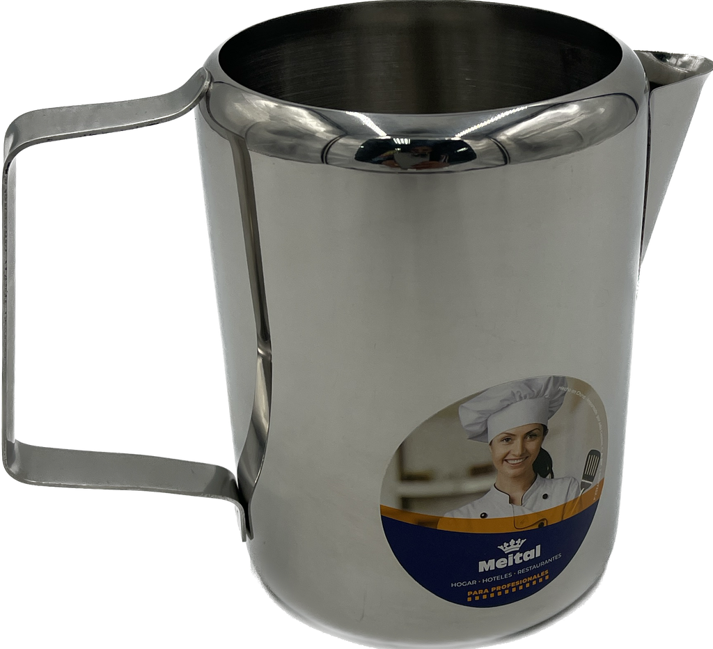 Jarra De Leche De Acero Inoxidable 1L Meital