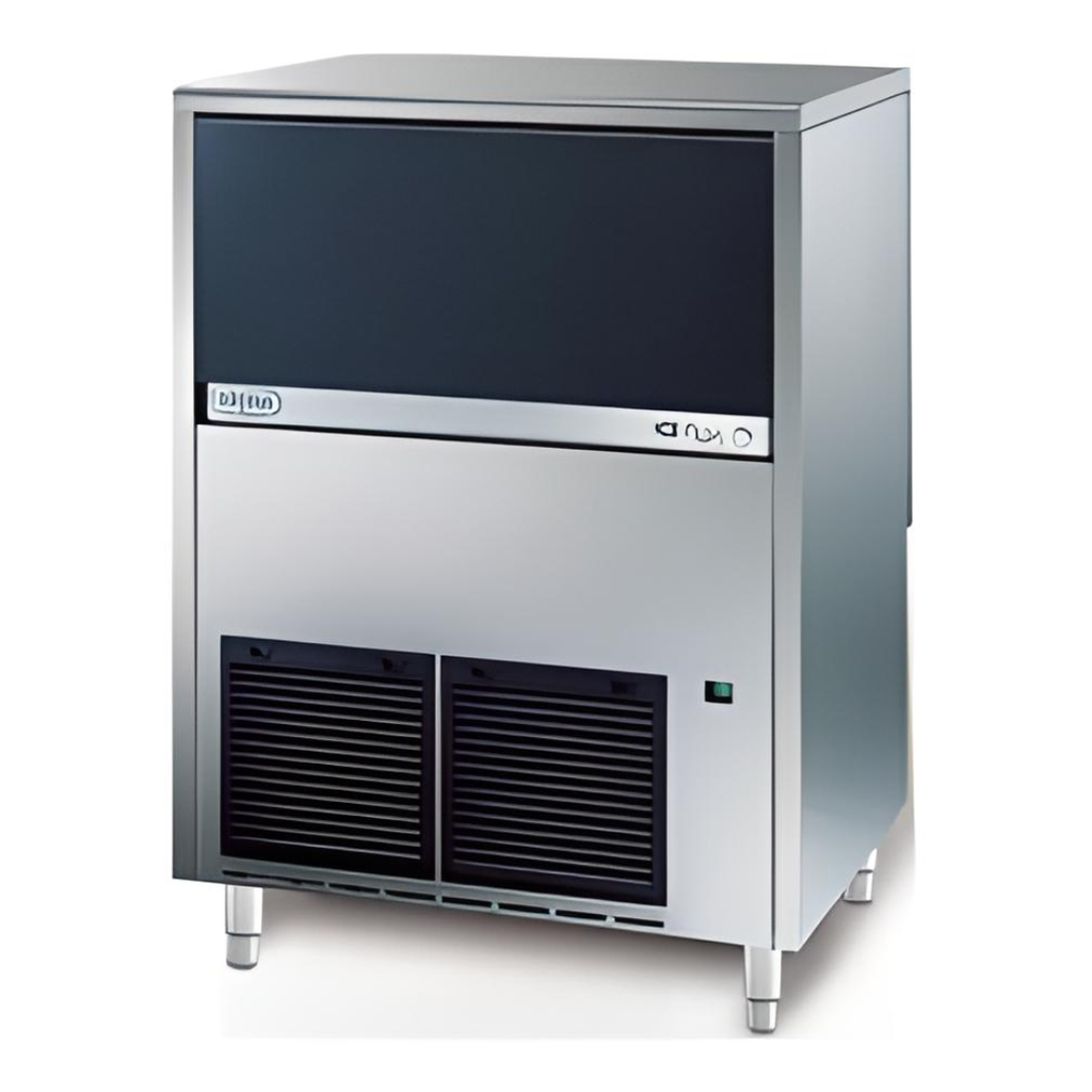 Fabricador De Hielo Cubos De Acero Inoxidable 92 X 74 X 60 Cm 80Kg 220V Brema