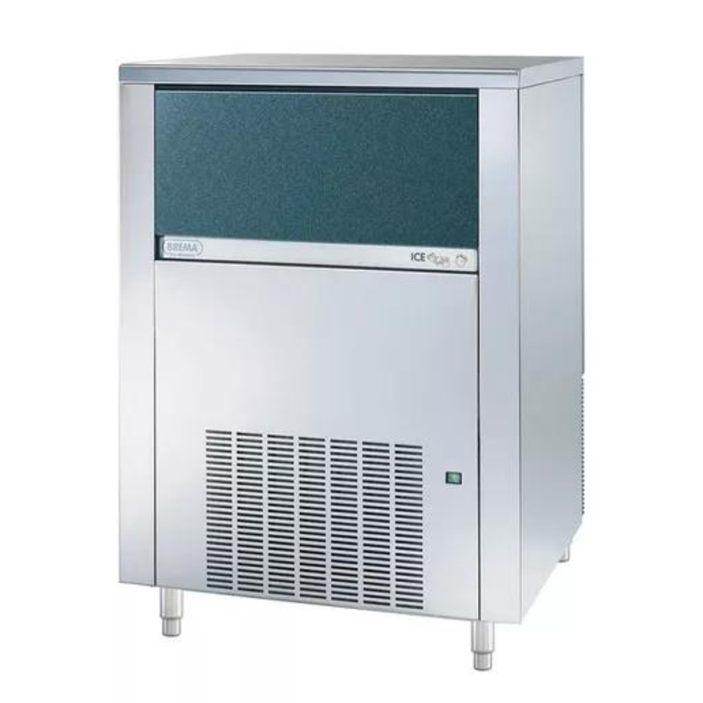 Fabricador De Hielo Cubos De Acero Inoxidable 108 X 84 X 74 Cm 155Kg 220V Brema