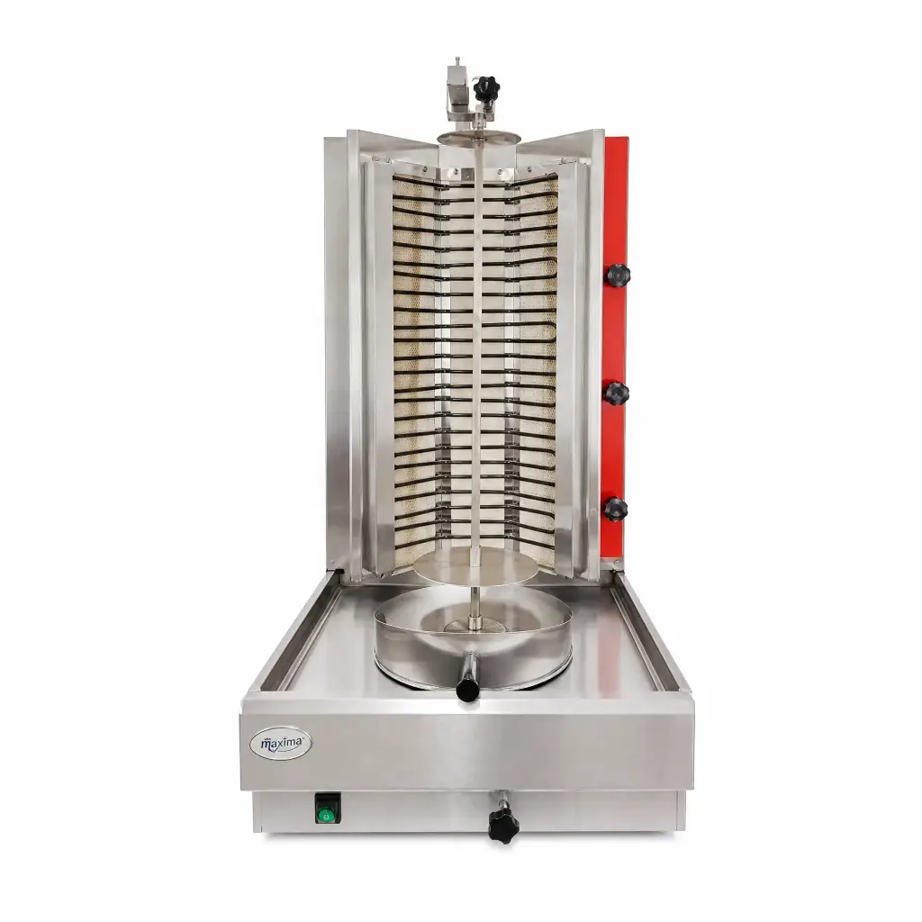 Shawarmera Eléctrica Industrial De Acero Inoxidable 220V Iboia