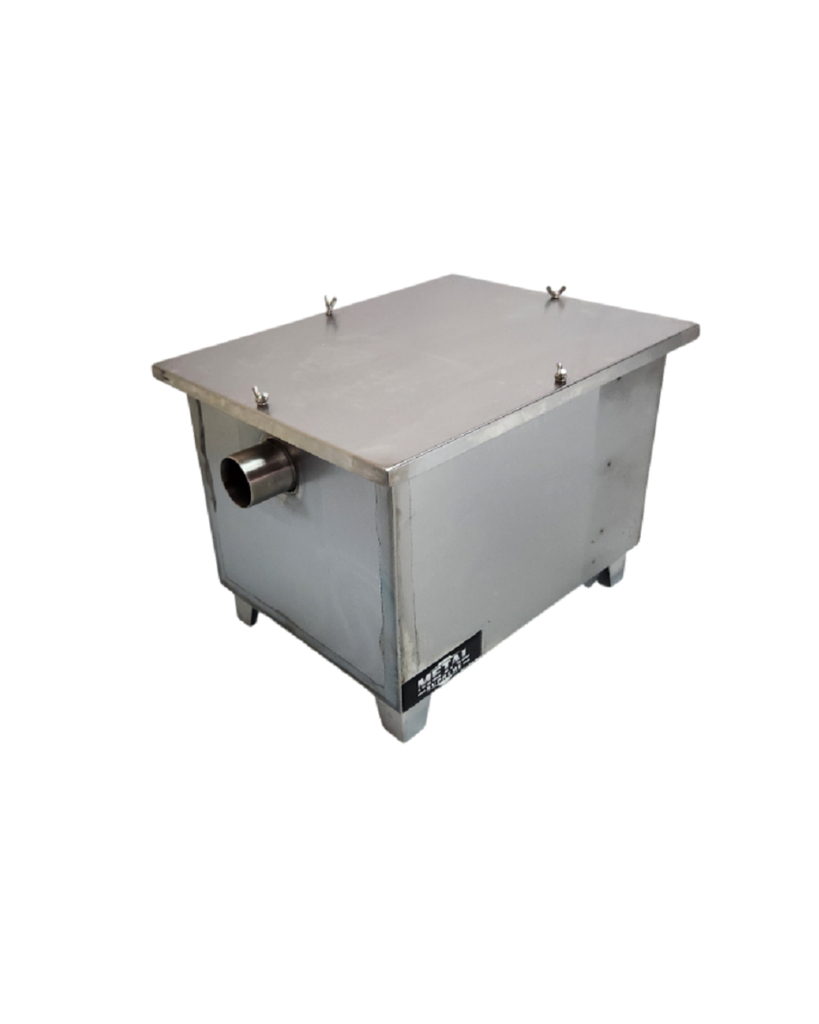 Trampa De Grasa De Acero Inoxidable 50 X 34 X 34,5 Cm Macinox