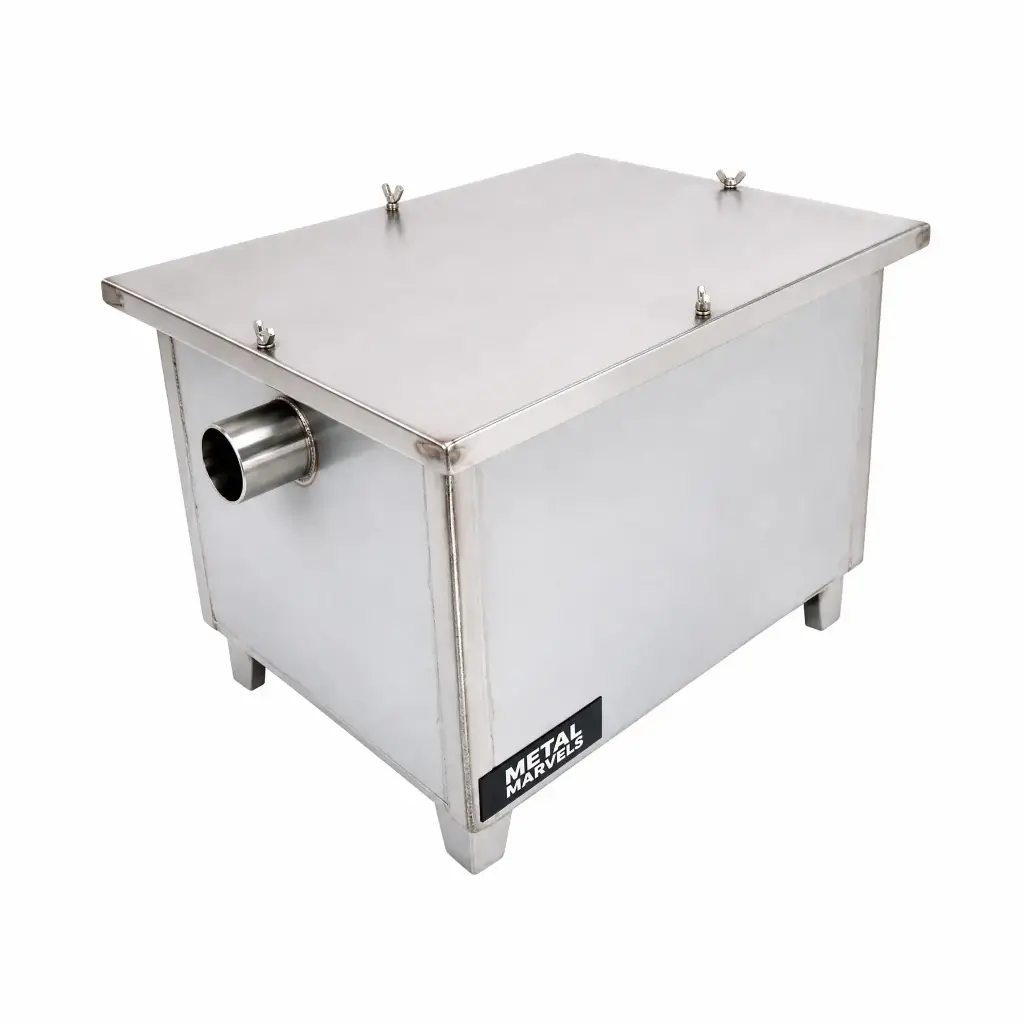 Trampa De Grasa De Acero Inoxidable 50x34x34,5Cm Macinox