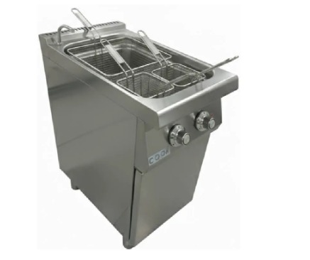 FREIDORA DE PISO ELECTRICA DE ACERO INOXIDABLE 97 X 40 X 60 CM 15L 220V SENZANI