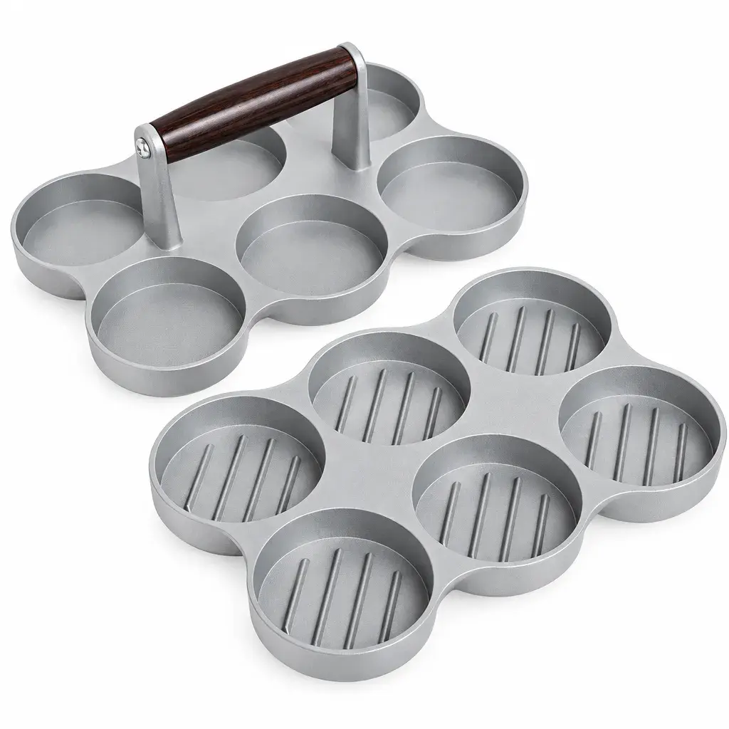 Formadora De Mini Hamburguesas De Aluminio 6,5Cm  Norpro