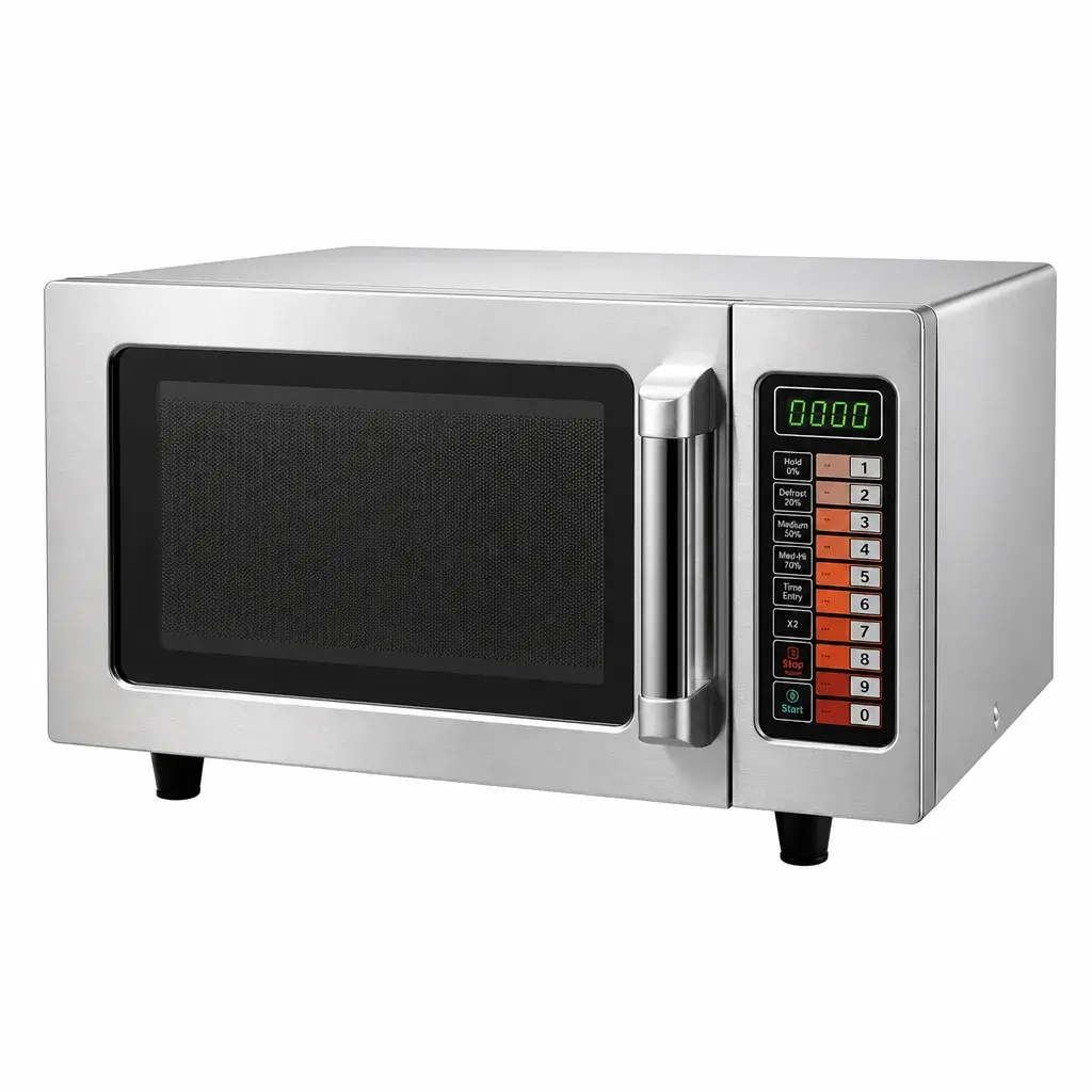 Horno Microondas Industrial De Acero Inoxidable 51X31X38Cm 25L Senzani