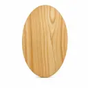 Tabla Ovalada De Madera 38X23X2Cm Incor