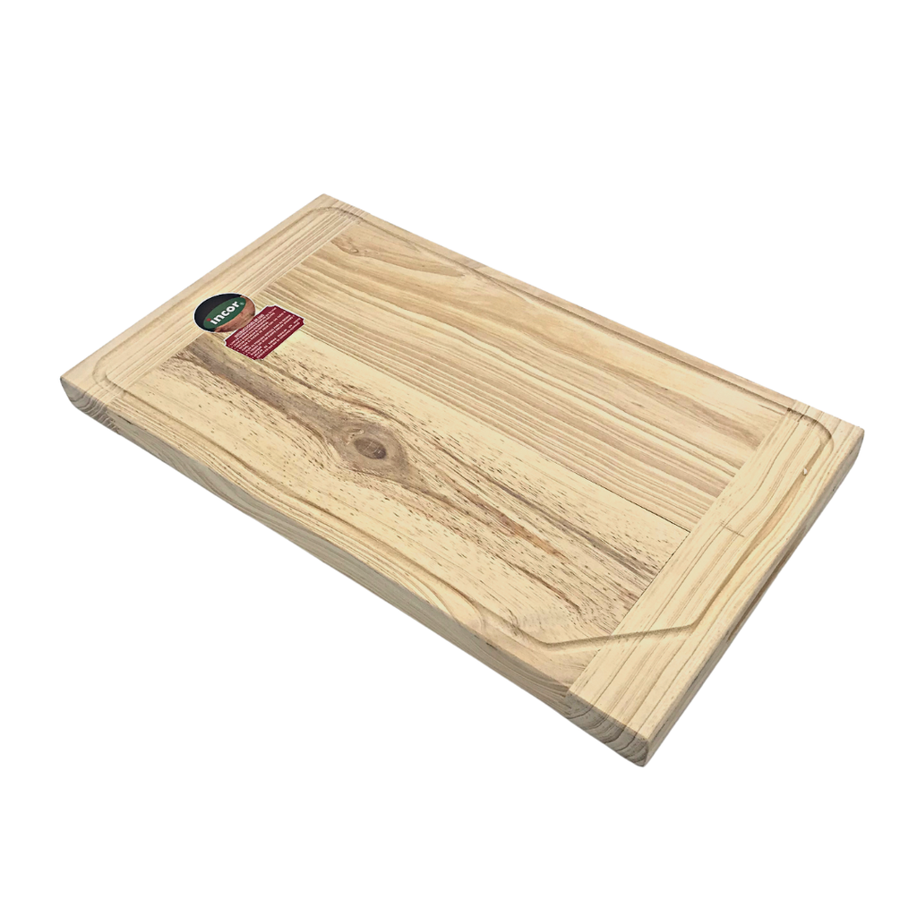 TABLA MADERA INDUSTRIAL 30X50X2CM INCOR
