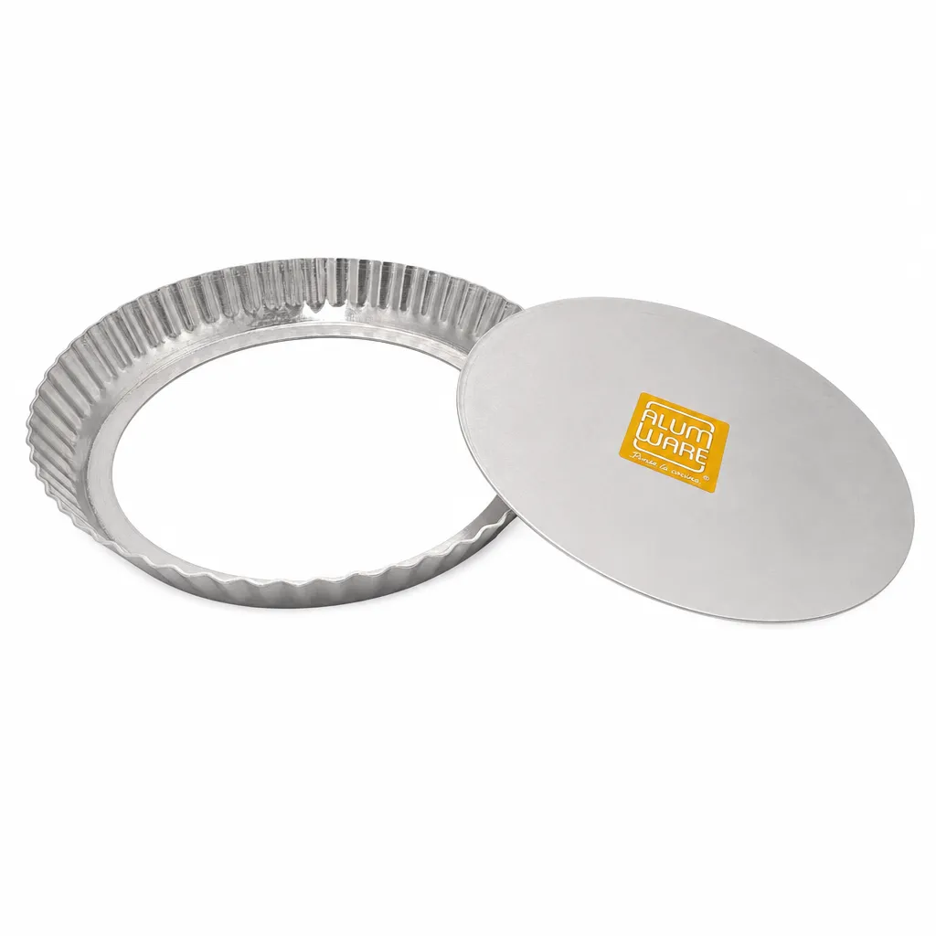 Molde Para Tartaleta Desmontable De Aluminio 24X3Cm Alumware