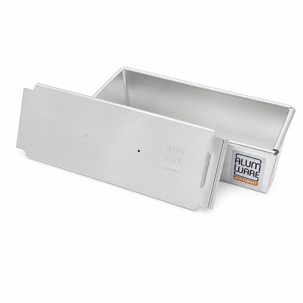 Molde Para Pan De Aluminio Con Tapa N°6 51X13X11.5Cm Alumware