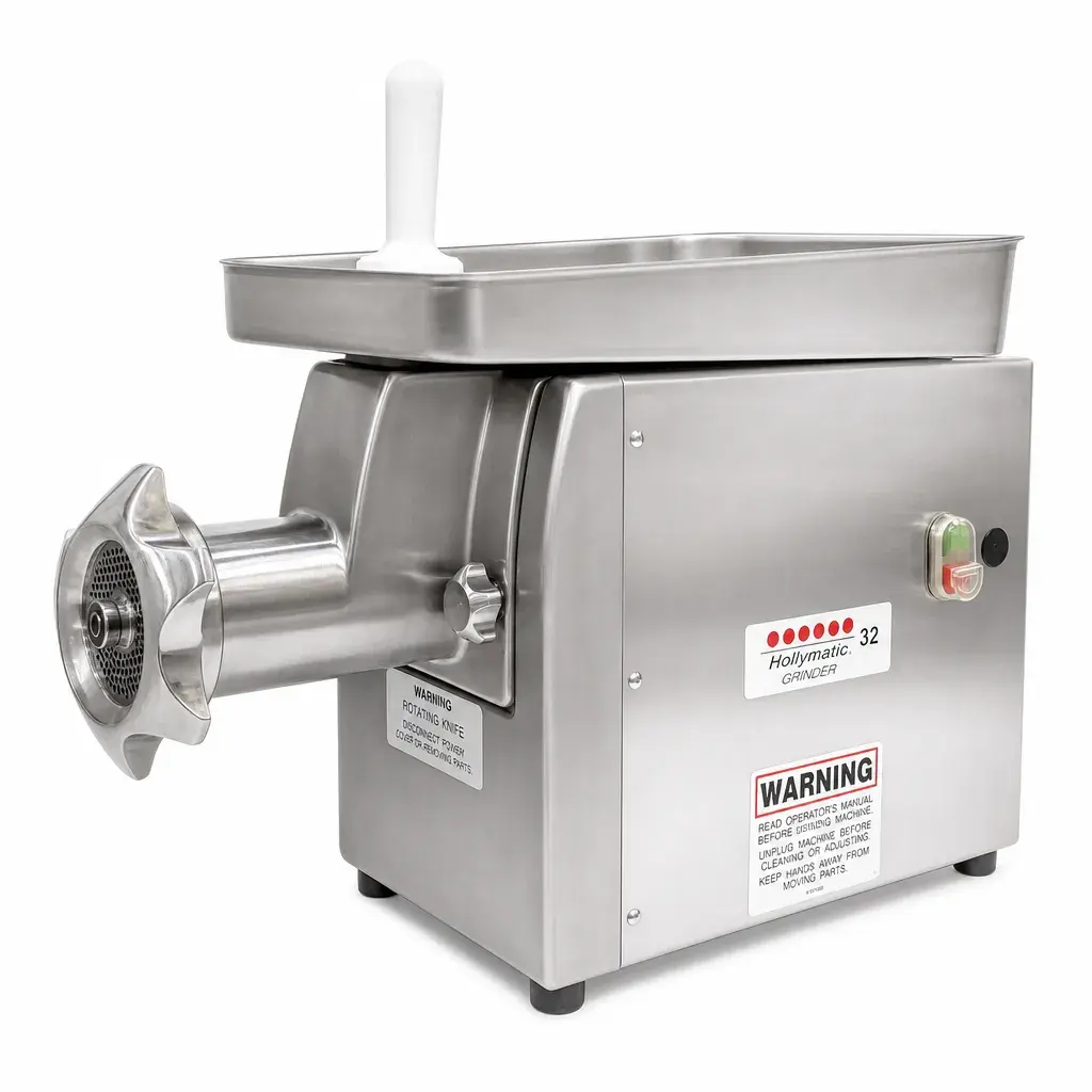 Molino De Carne Industrial De Acero Inoxidable Con Aluminio 38X77X56Cm 3Hp Senzani