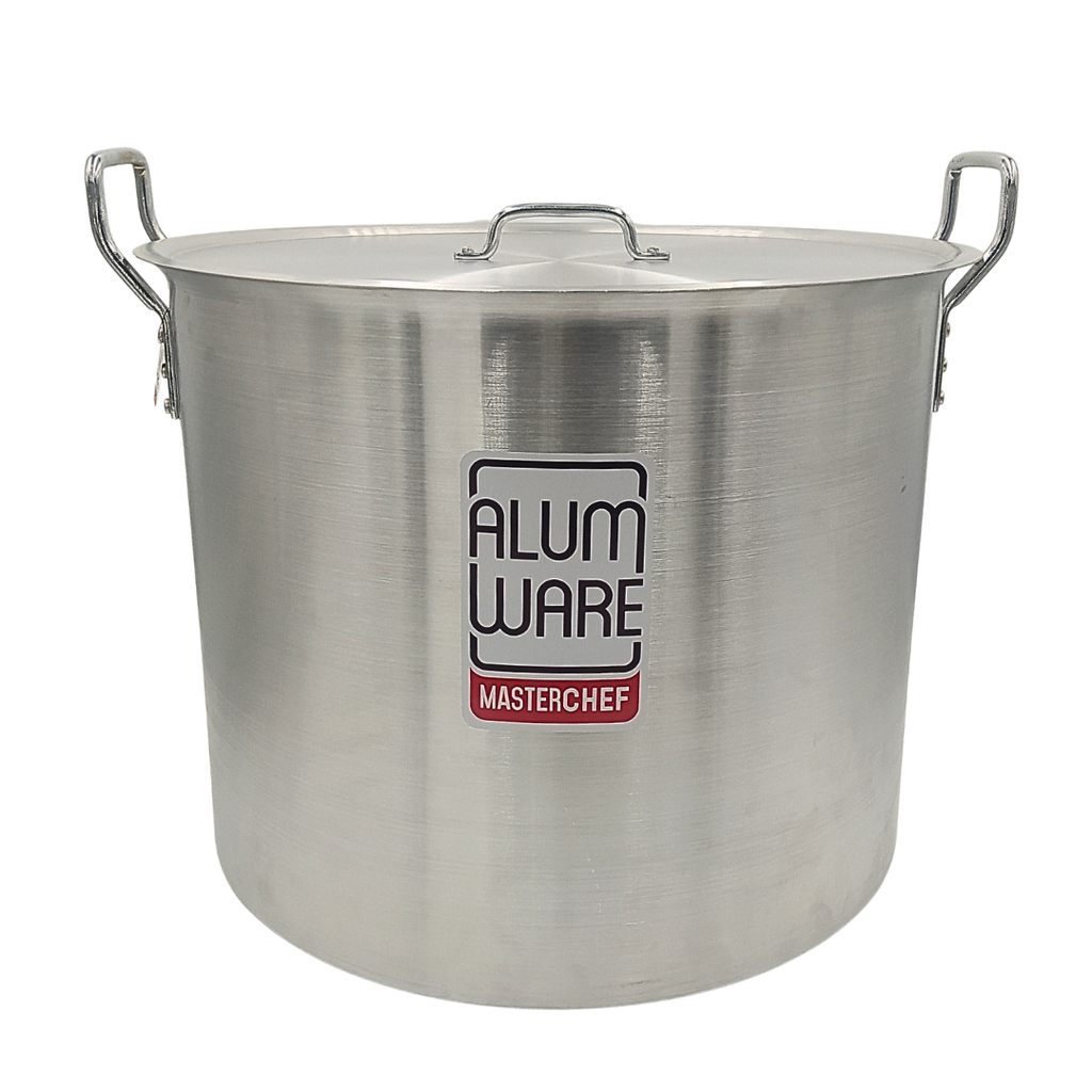 OLLA ALTA CON TAPA DE ALUMINIO EXTRA FUERTE 42L ALUMWARE
