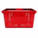 Cesta De Supermercado Roja Plastica 49X25X23 Cm Duraplast