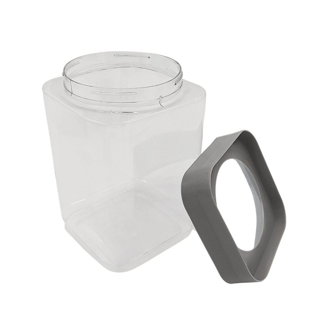 Recipiente Plug Cuadrado De Plástico 2L Plasútil