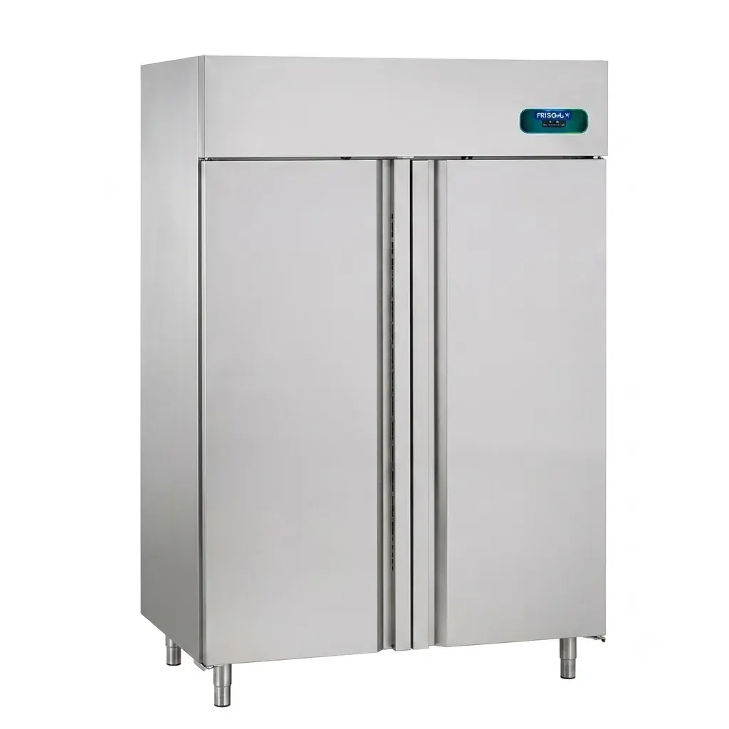 Nevera De Congelación Industrial De Acero Inoxidable 2 Puertas 201x148x83Cm 1300L 110V Friogal 