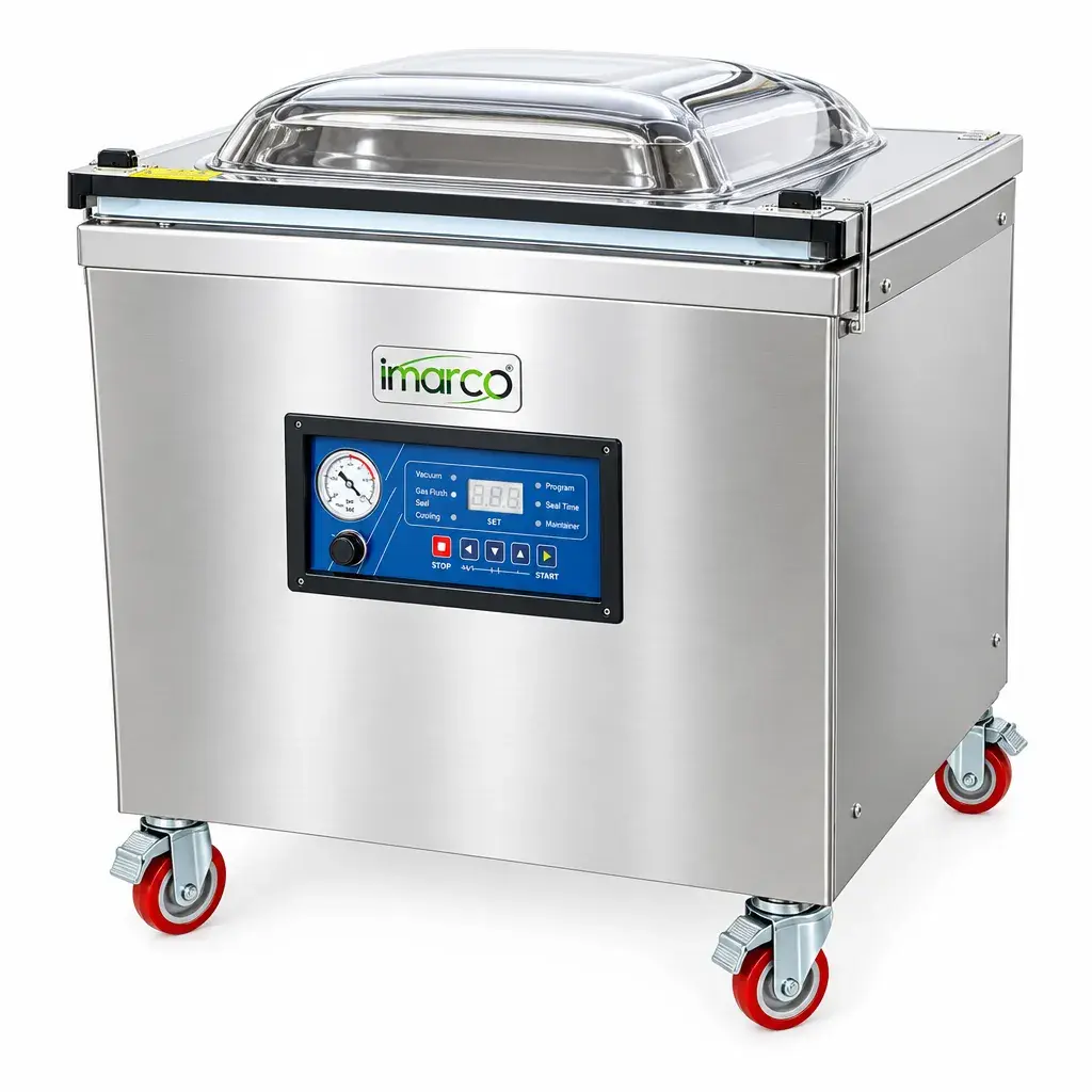 Selladora Al Vacío De Acero Inoxidable Sello 60Cm Imarca