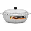 Caldero De Aluminio Con Tapa 36Cm Flonal