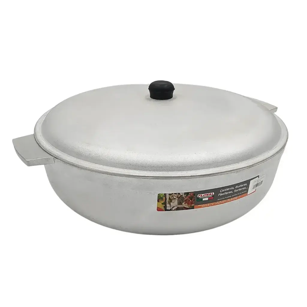 Caldero Con Tapa De Aluminio 44Cm Flonal