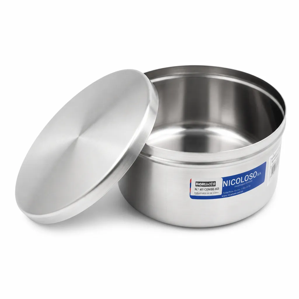 Quesillera De Aluminio 18 Cm Nicoloso