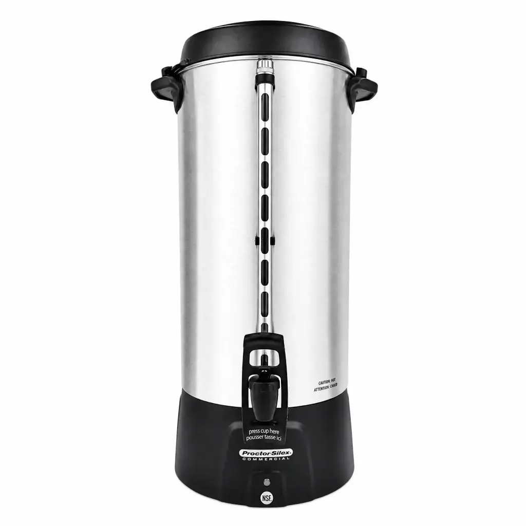 Cafetera Percoladora Industrial De Aluminio 100 Tazas Proctor Silex