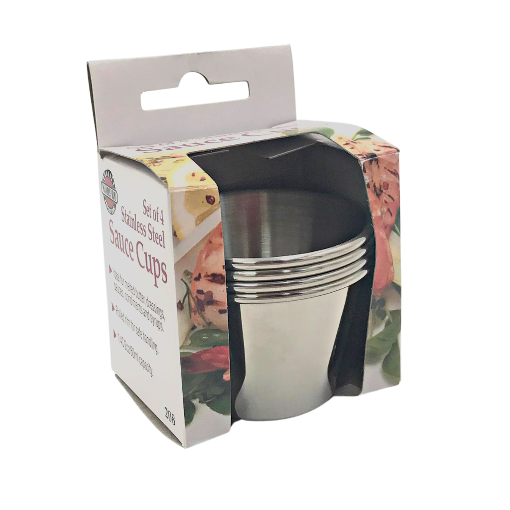 Set De Copas Para Salsas De Acero Inoxidable De 60 Ml Norpro