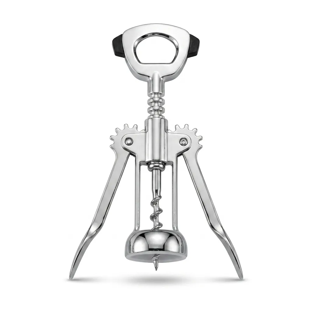 Sacacorchos De 3 Usos Cromado 16,5 Cm Ghidini