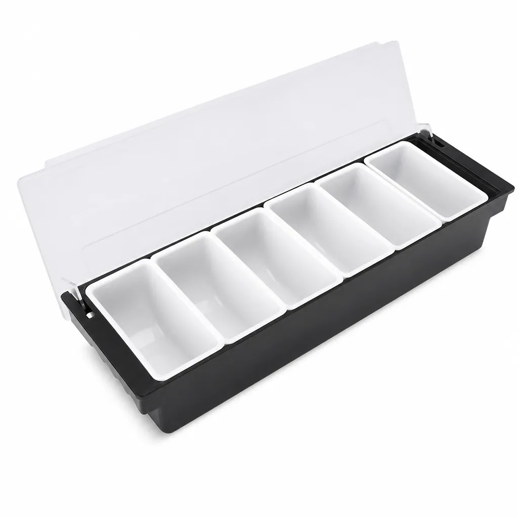 Porta Condimentos Plastico De 6 Compartimientos Meital