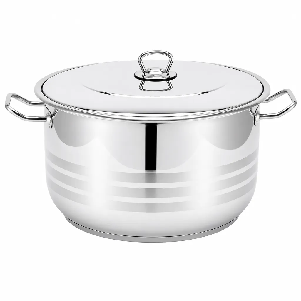 Olla Con Tapa Acero Inoxidable 50X30Cm Arian