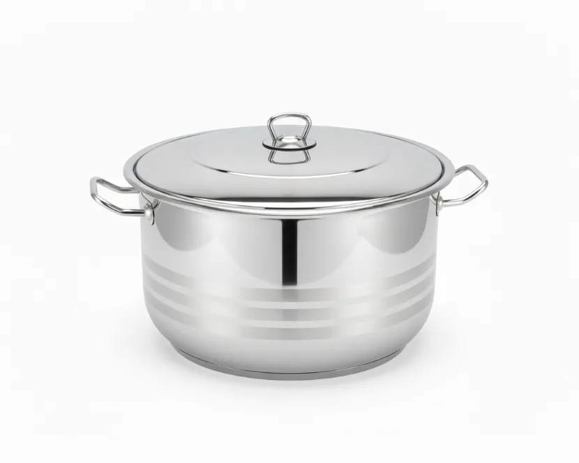 OLLA CON TAPA ACERO INOXIDABLE 43.5L 45X30CM ARIAN 