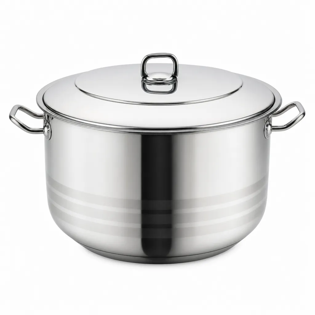 Olla Con Tapa Acero Inoxidable 45X30Cm 45L Hascevher