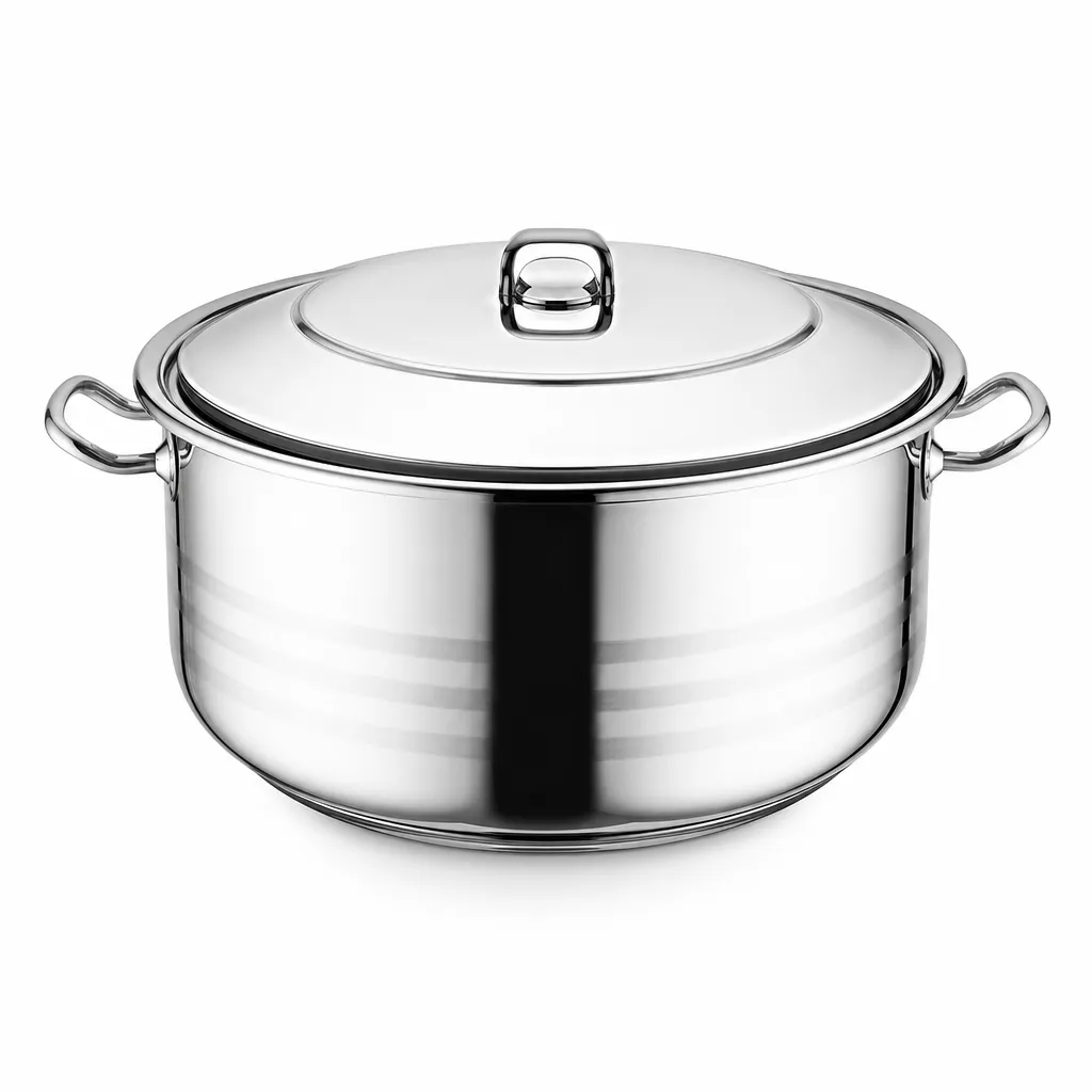 Olla Con Tapa Acero Inoxidable 50X30Cm 54L Hascevher